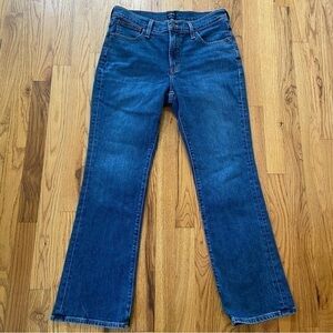 J Crew Womens Bootcut Jeans Size 29P Denim Mid Rise Light Stretch Casual Classic